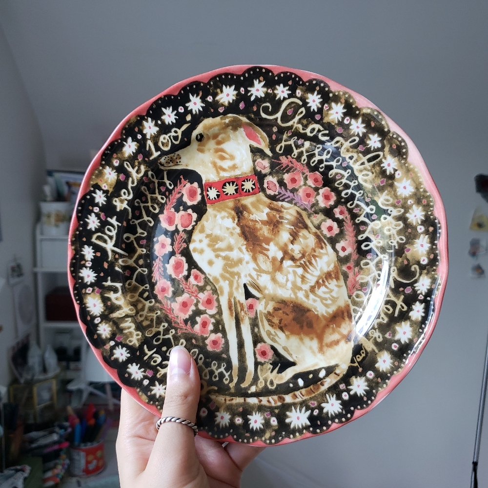 Anthropologie Eclectic Plate ft. 🐕